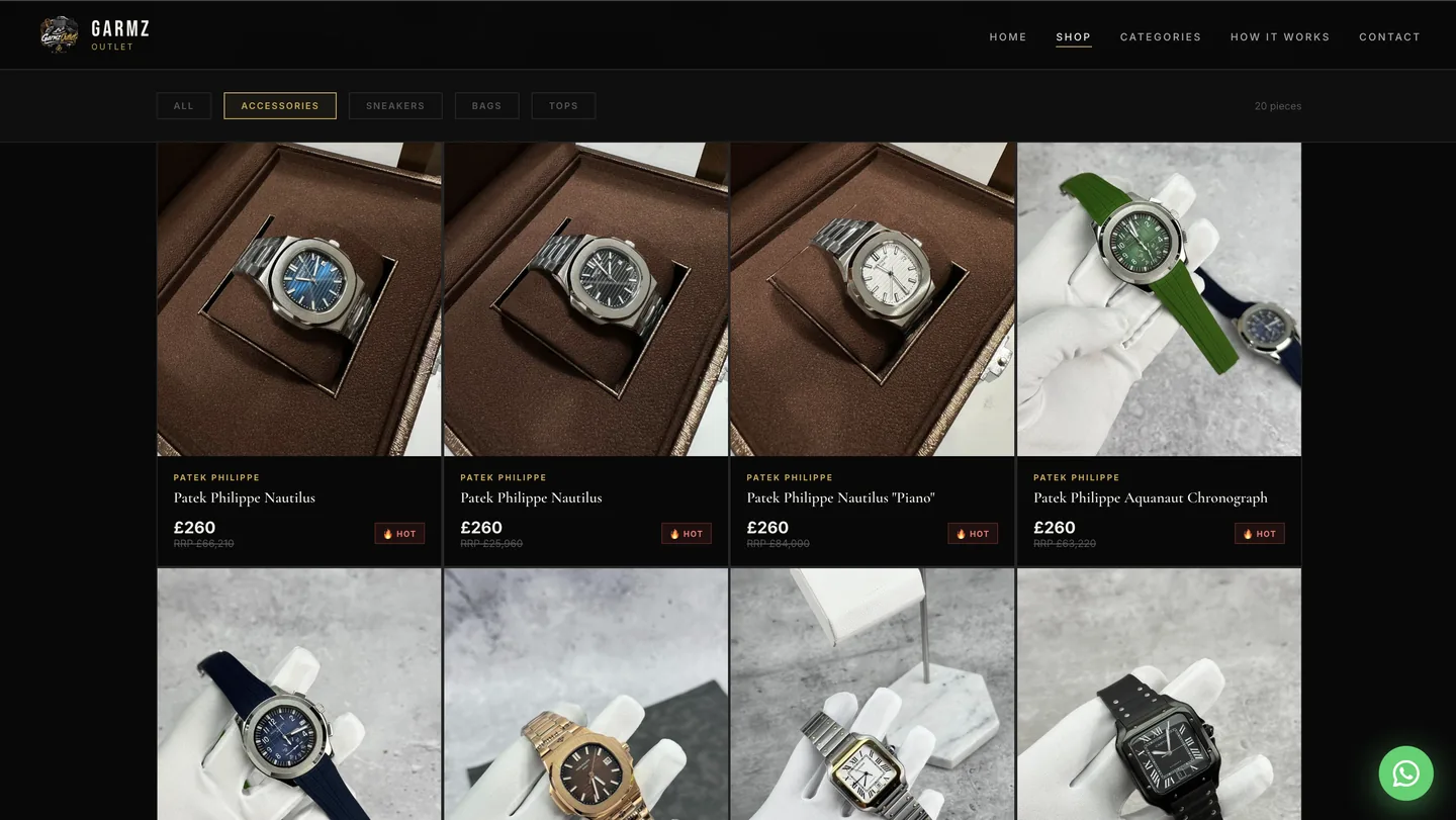 Garmz Outlet — shop