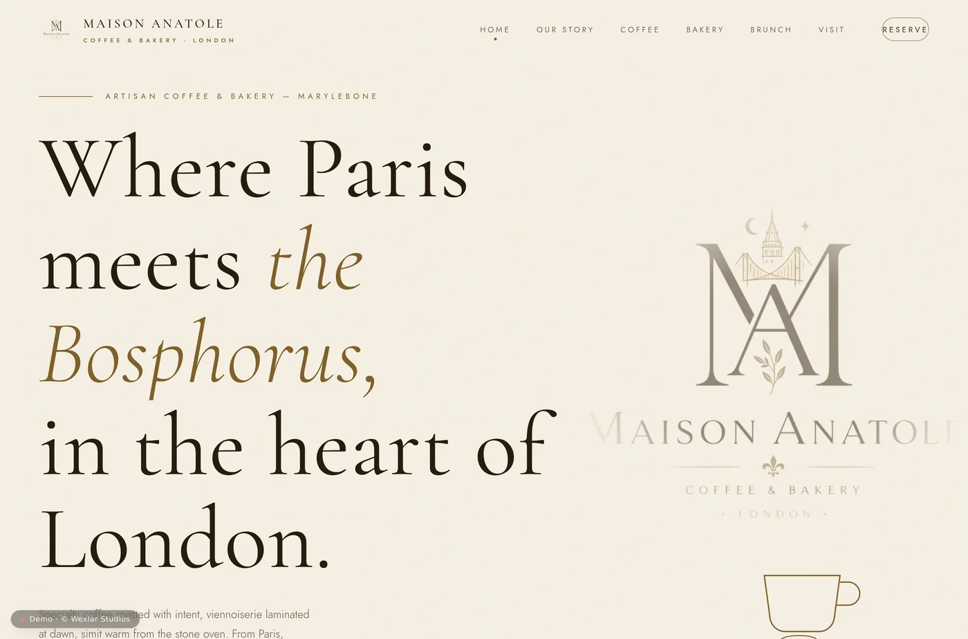 Maison Anatole homepage